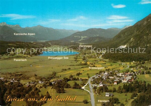Pressegger See Feriengebiet Gailtal Karnische Dolomite