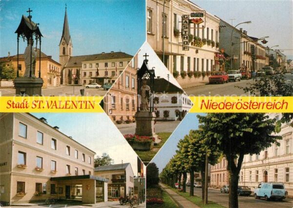St Valentin Niederoesterreich Teilansichten Innenstadt