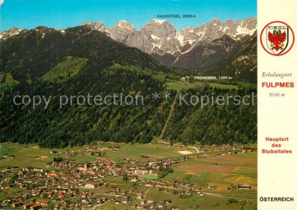 Fulpmes Tirol Erholungsort im Stubaital Froneben Kalk