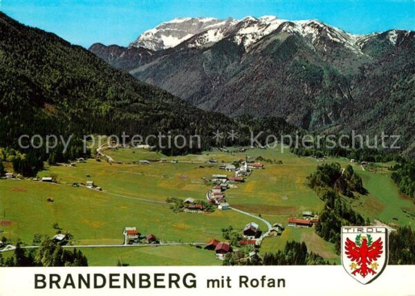 Brandenberg Tirol Gebirgsdorf Sommerfrische mit Rofangebi