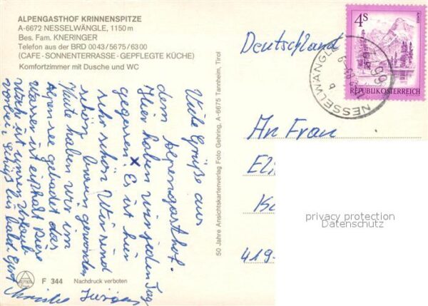 Nesselwaengle Tirol Alpengasthof Krinnenspitze Restaurant – Bild 2