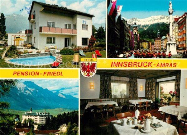 Amras Tirol Pension Friedl Mariensäule Alpenpanoram