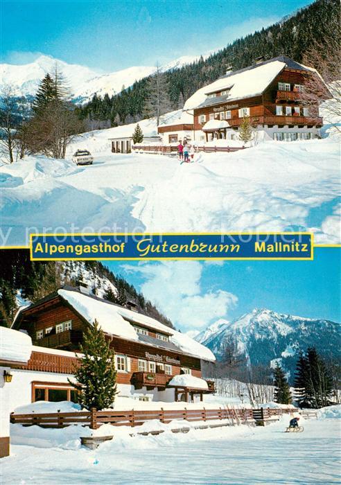 Mallnitz Kaernten Alpengasthof Gutenbrunn Luftkurort Wint