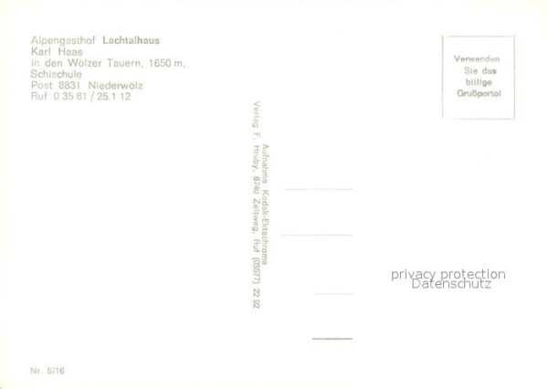Niederwoelz Alpengasthof Lachtalhaus – Bild 2