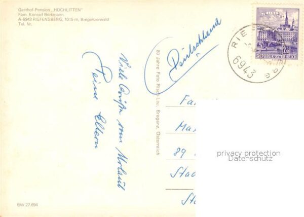 Riefensberg Gasthof Pension Hochlitten Landschaftsp – Bild 2