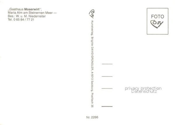 Maria Alm Steinernen Meer Gasthaus Moserwirt – Bild 2