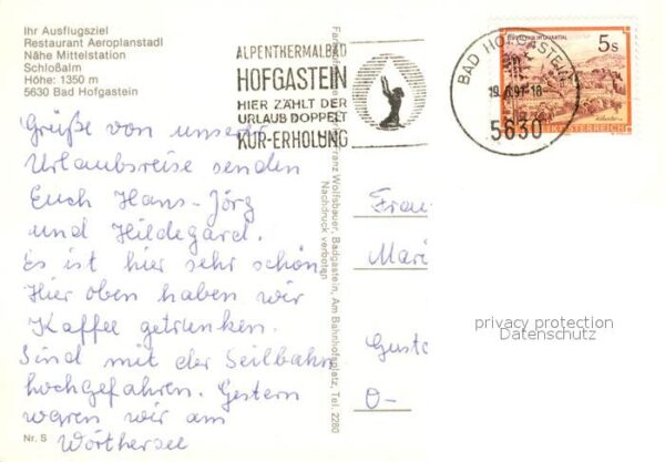 Bad Hofgastein Restaurant Aeroplanstadl Schlossalm Son – Bild 2