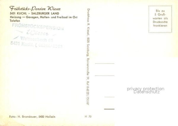 Kuchl Pension Wieser Alpen – Bild 2