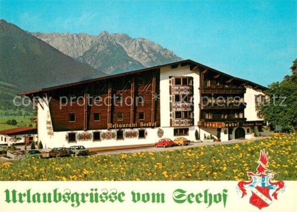 Walchsee Tirol Hotel Restaurant Seehof Alpen Wappen