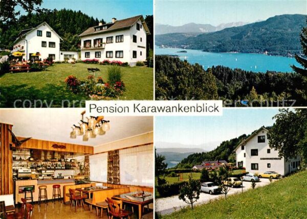 Poertschach Woerthersee Restaurant Pension Karawankenblick Land