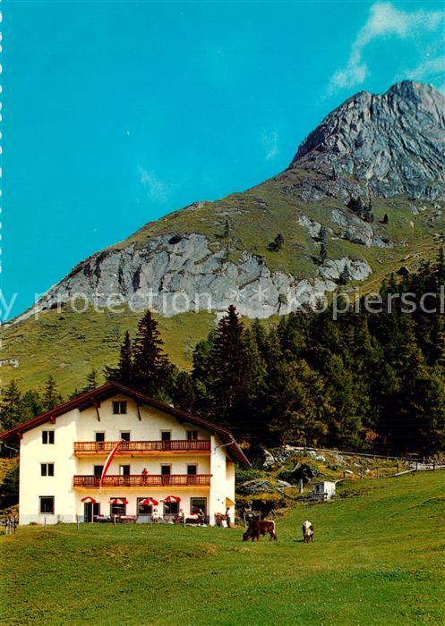 Kals Grossglockner Alpengasthof Moa Alm gegen Bretterboden