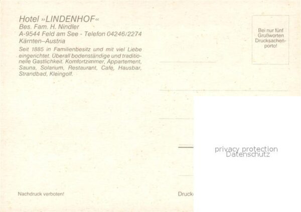 Feld See Hotel Lindenhof Restaurant – Bild 2