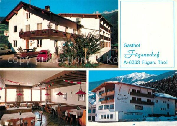 Fuegen Gasthof Fügenerhof Alpen