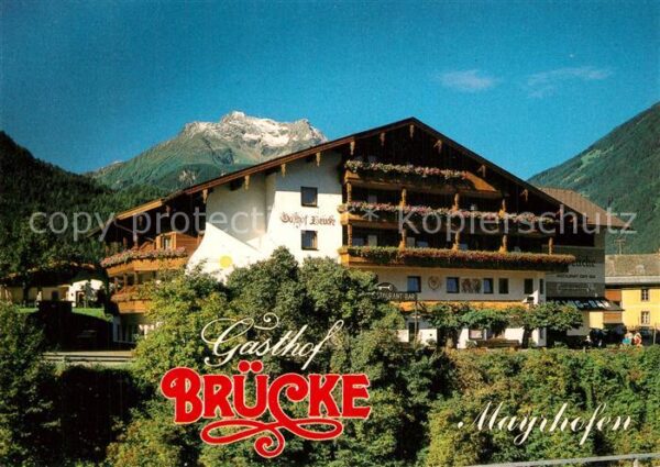 Mayrhofen Zillertal Gasthof Brücke Alpen