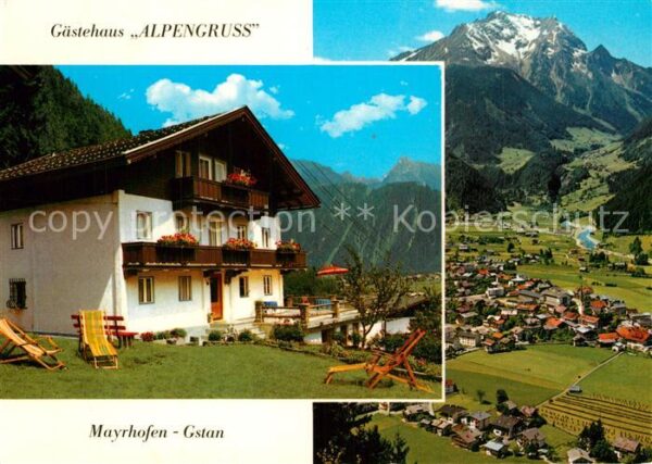Mayrhofen Zillertal Gästehaus Alpengruss Panorama Alpen