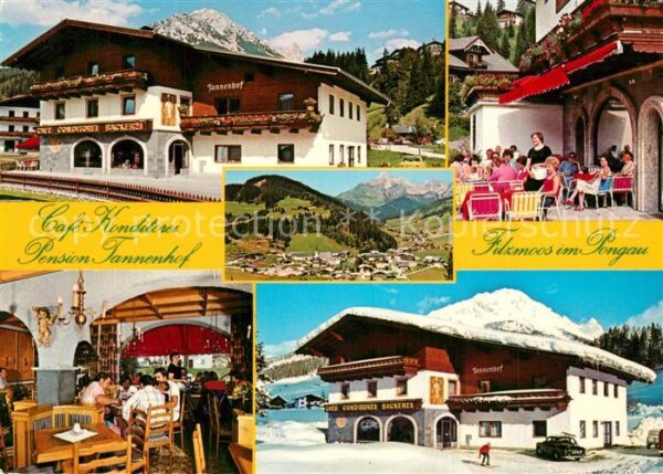 Filzmoos Cafe Konditorei Pension Tannenhof Panor