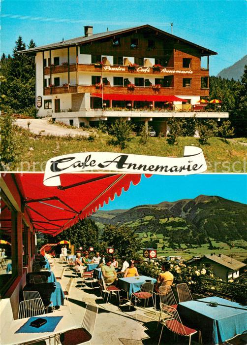 Fuegen Pension Cafe Annemarie Terrasse Fernsic