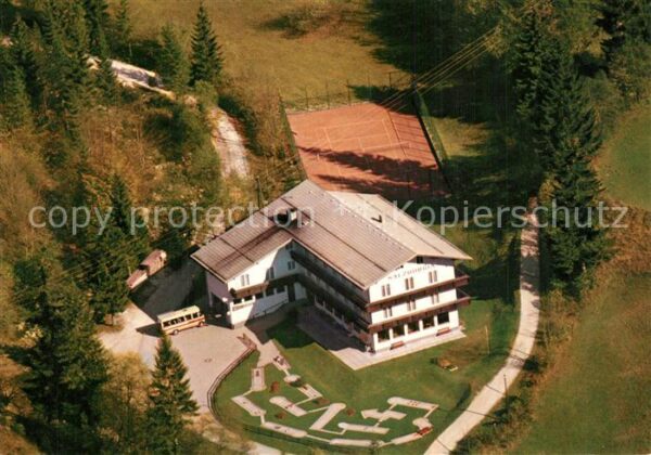 Russbach Pass Gschuett Cafe Pension Salzburgia Fliegeraufnahme