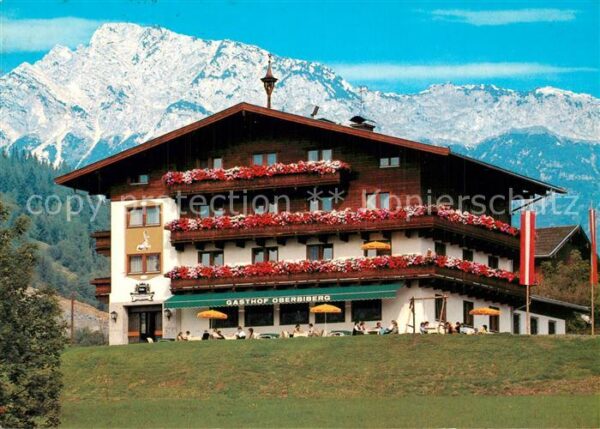 Saalfelden Steinernes Meer Gasthof Oberbiberg Alpen