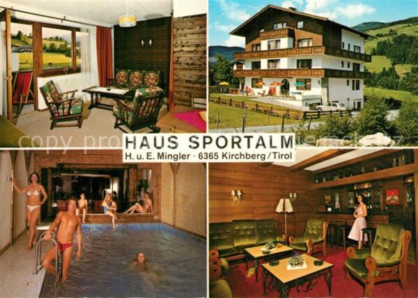Kirchberg Tirol Sportalm Pension Hallenbad