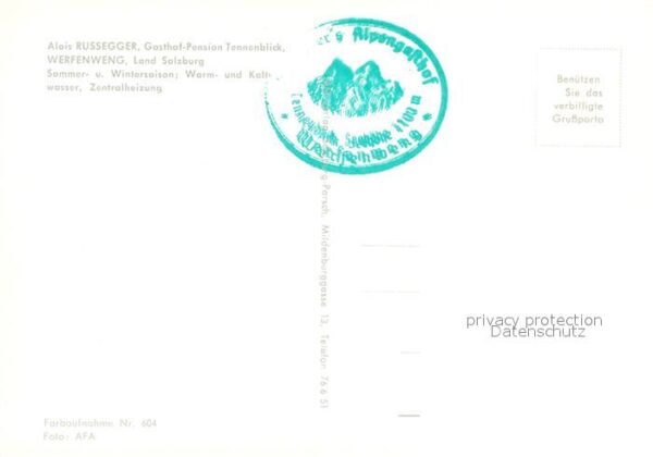 Werfenweng Gasthof Tennenblick Alpen – Bild 2