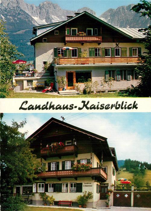 Ellmau Tirol Landhaus Kaiserblick Kaisergebirge