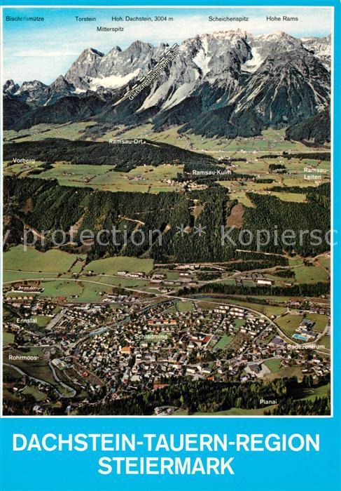 Ramsau Dachstein Steiermark Fliegeraufnahme
