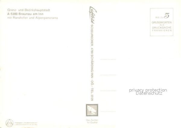 Braunau Inn Fliegeraufnahme mit Ranshofen und Alpen – Bild 2