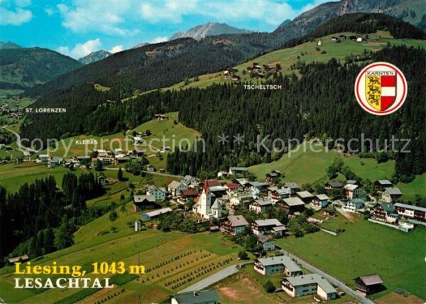 Liesing Kaernten Fliegeraufnahme