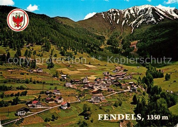 Fendels Fliegeraufnahme mit Glockenturmgebirge