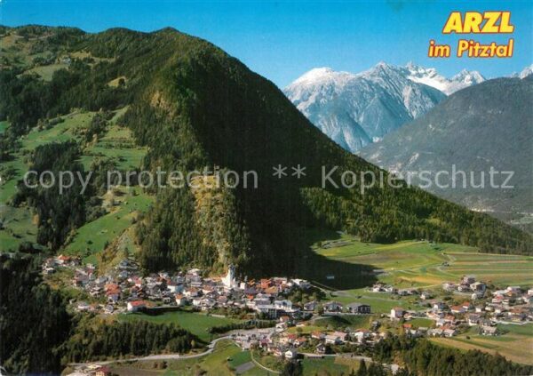 Arzl Pitztal Fliegeraufnahme