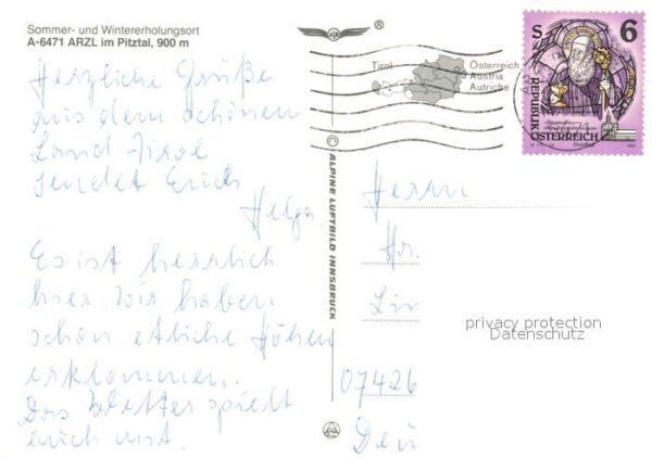 Arzl Pitztal Fliegeraufnahme – Bild 2