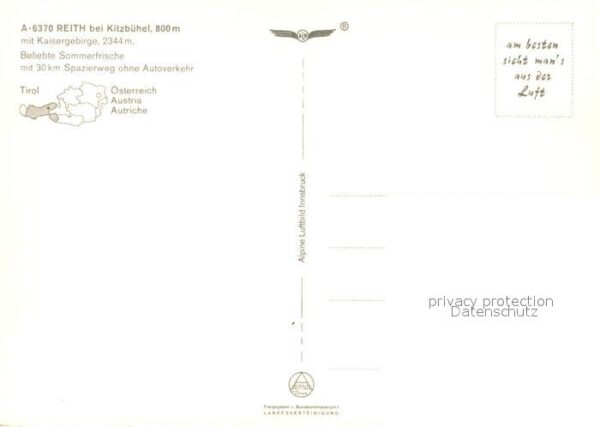 Reith Kitzbuehel Fliegeraufnahme mit Kaisergebirge – Bild 2