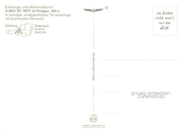 St Veit Pongau Fliegeraufnahme – Bild 2