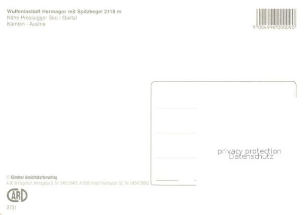 Hermagor Kaernten Fliegeraufnahme mit Spitzkegel – Bild 2