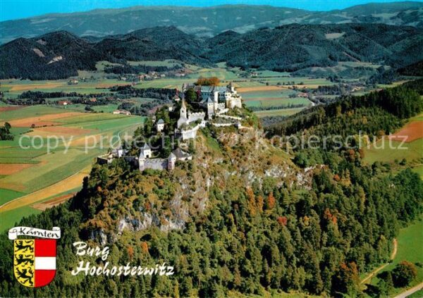 Burg Hochosterwitz Fliegeraufnahme