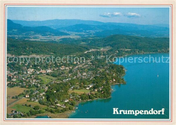 Krumpendorf Woerthersee Fliegeraufnahme