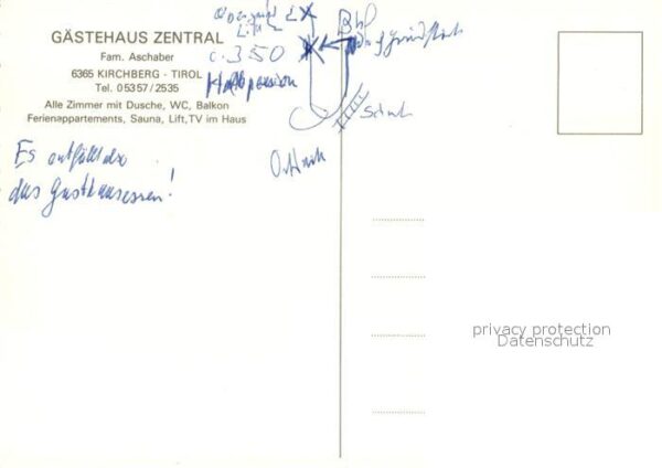Kirchberg Tirol Gästehaus Zentral – Bild 2