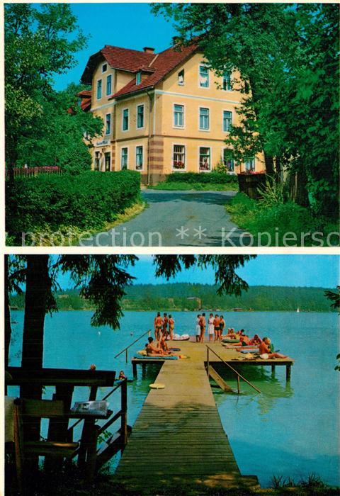 St Kanzian Klopeiner See Gasthof Pension Wank Seebrücke