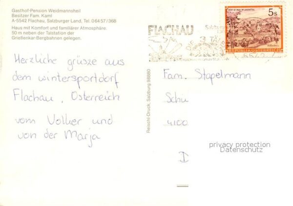 Flachau Gasthof Weidmannsheil – Bild 2