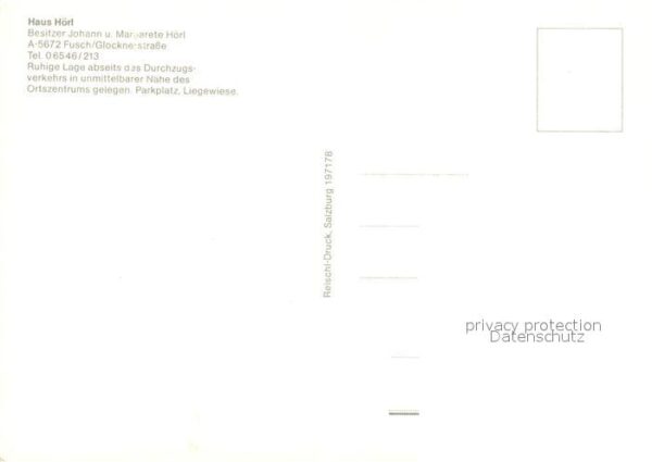 Fusch Grossglocknerstrasse haus Hörl – Bild 2
