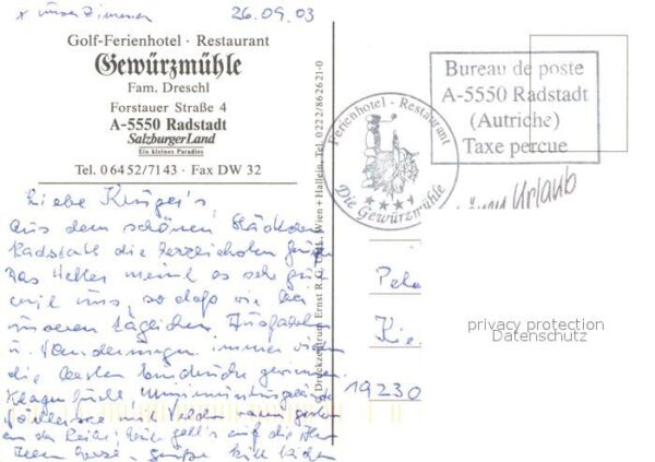 Radstadt Golfhotel Gewürzmühle Restaurant Golfpl – Bild 2