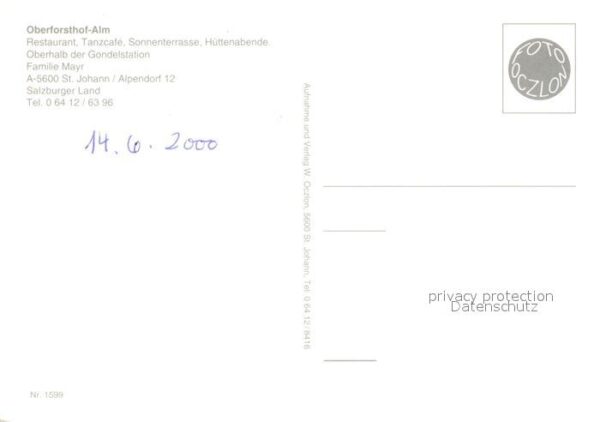 St Johann Pongau Oberforsthof Alm Ortsansicht – Bild 2