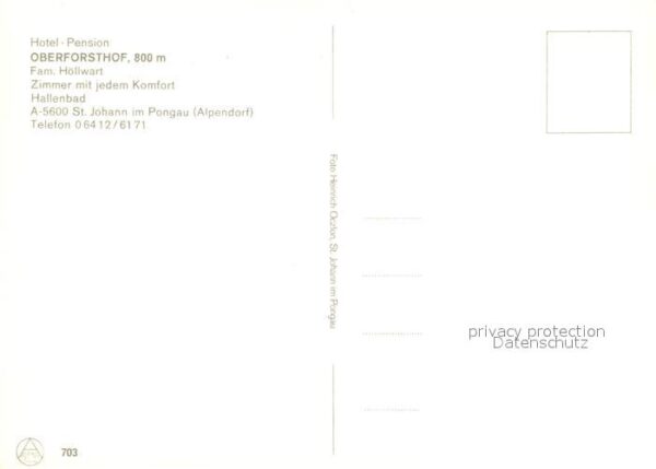 St Johann Pongau Hotel Oberforsthof Pension – Bild 2