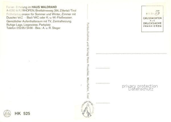 Mayrhofen Zillertal Panorama Haus Waldrand – Bild 2