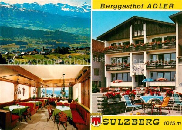 Sulzberg Vorarlberg Panorama Berggasthof Adler Gastraum