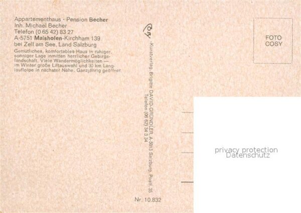 Maishofen Appartementhaus Becher – Bild 2