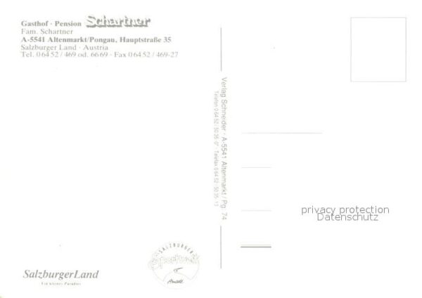 Altenmarkt Pongau Gasthof Pension Schartner Gasträume – Bild 2