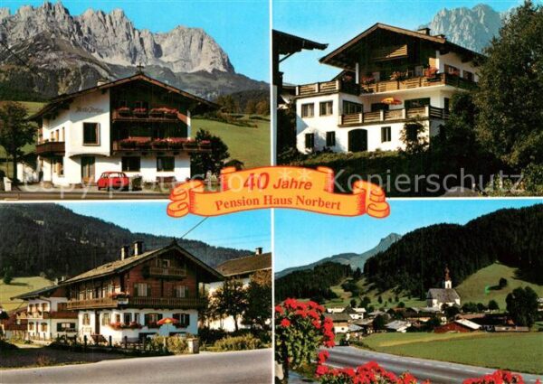 Going Wilden Kaiser Tirol Pension Haus Norbert Panorama