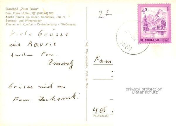 Rauris Gasthof Zum Bären – Bild 2